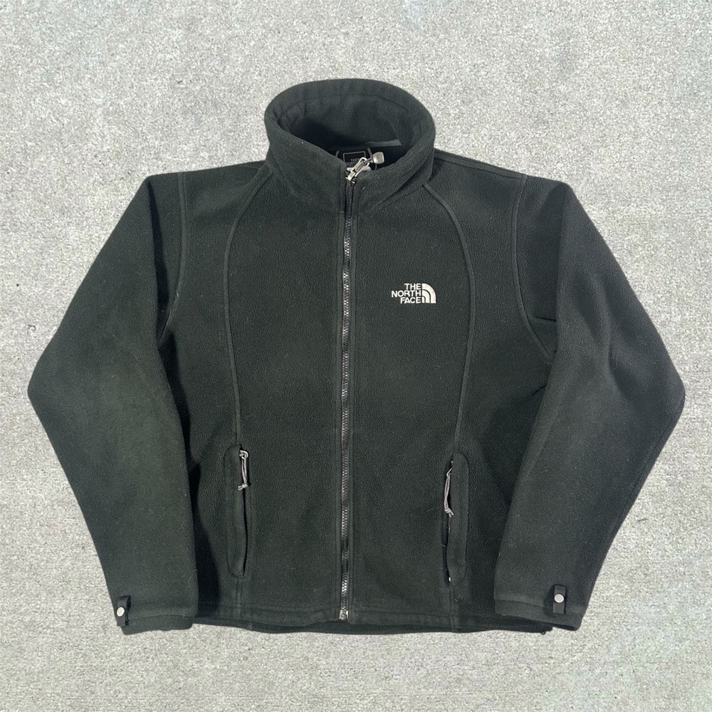 The North Face Fleece Jacket Women's Medium Black Full‎ Zip Outdoors Hiking